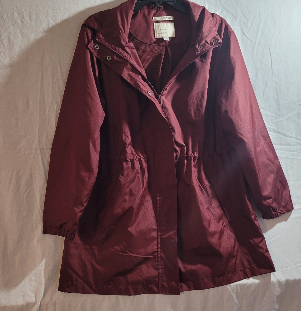 a new day Burgundy Jacket